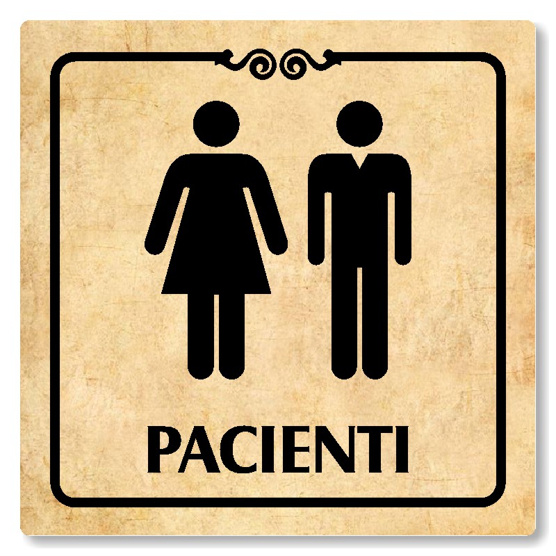 WC pacienti, 118x118mm, pergamen, Texas